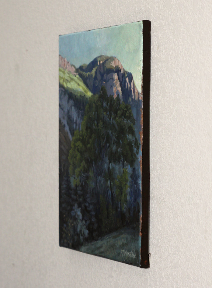 Late Evening Redstone Colorado by Hugh Masterson |  Side View of Artwork 