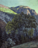 Original art for sale at UGallery.com | Late Evening Redstone Colorado by Hugh Masterson | $875 | oil painting | 14' h x 11' w | thumbnail 1