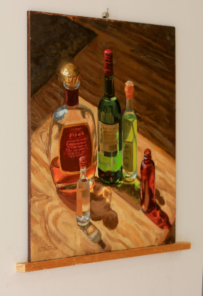 Liquor Lights by Hugh Masterson |  Side View of Artwork 
