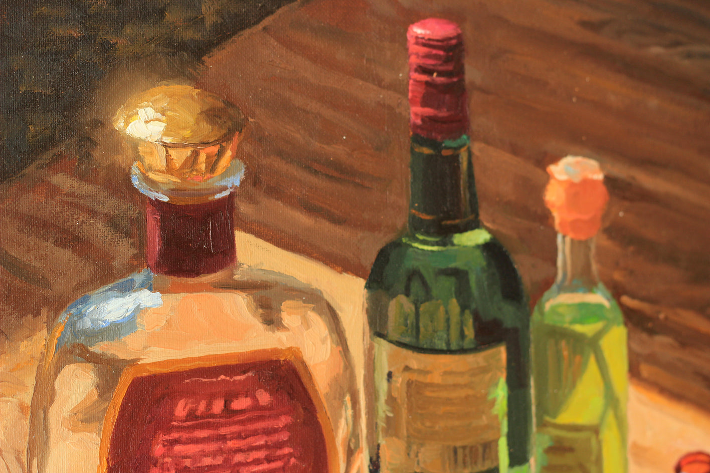 Liquor Lights by Hugh Masterson |  Closeup View of Artwork 