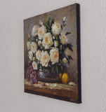 Original art for sale at UGallery.com | L'Orangerie Floral by Hugh Masterson | $475 | oil painting | 10.5' h x 10' w | thumbnail 2