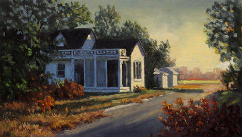 oil painting by Hugh Masterson titled Morning Glory