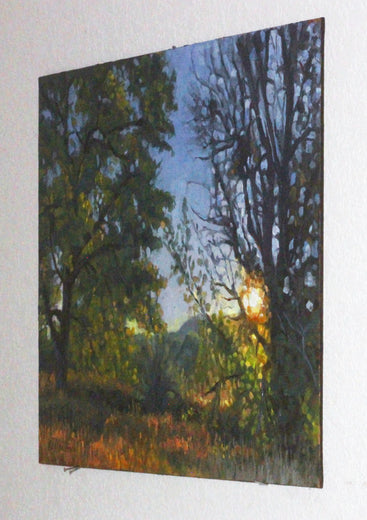 Morning Sentinels by Hugh Masterson |  Side View of Artwork 