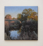 Original art for sale at UGallery.com | Near Restful Waters by Hugh Masterson | $1,050 | oil painting | 14' h x 14' w | thumbnail 3
