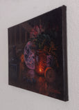 Original art for sale at UGallery.com | Night Glow by Hugh Masterson | $1,100 | oil painting | 11' h x 14' w | thumbnail 2