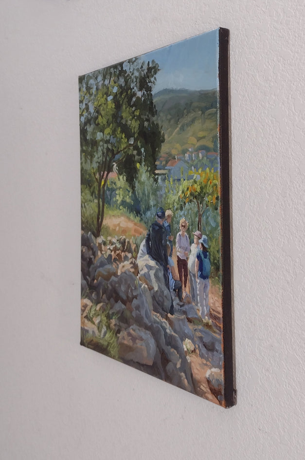 Pilgrims Conference by Hugh Masterson |  Side View of Artwork 