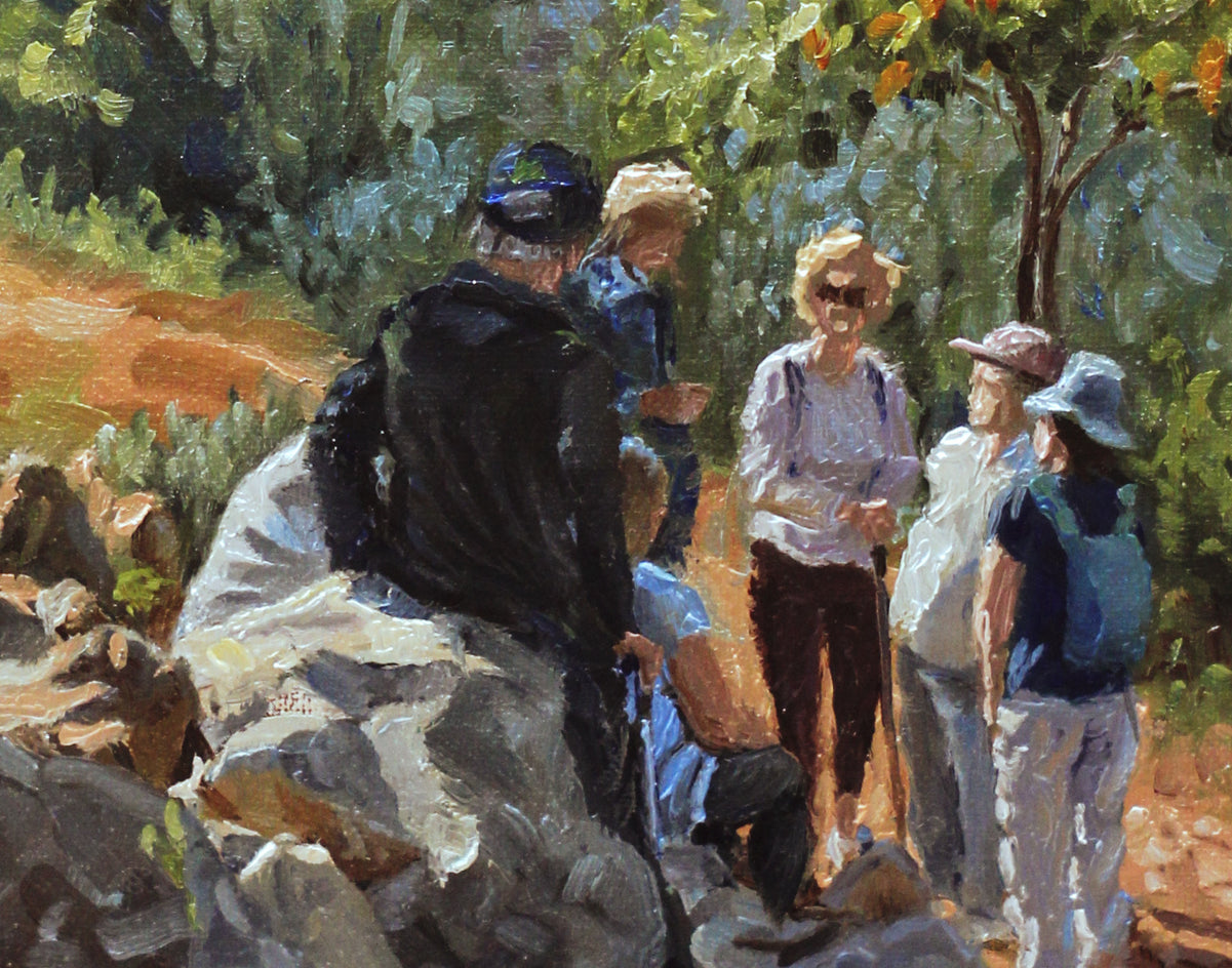 Pilgrims Conference by Hugh Masterson |  Closeup View of Artwork 