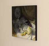 Original art for sale at UGallery.com | Quiet Contrast by Hugh Masterson | $750 | oil painting | 9.5' h x 12' w | thumbnail 2