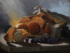 Original art for sale at UGallery.com | Radiant Backdraft by Hugh Masterson | $1,200 | oil painting | 12' h x 16' w