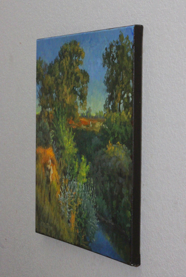 Sunrise, Denver Open Space by Hugh Masterson |  Side View of Artwork 