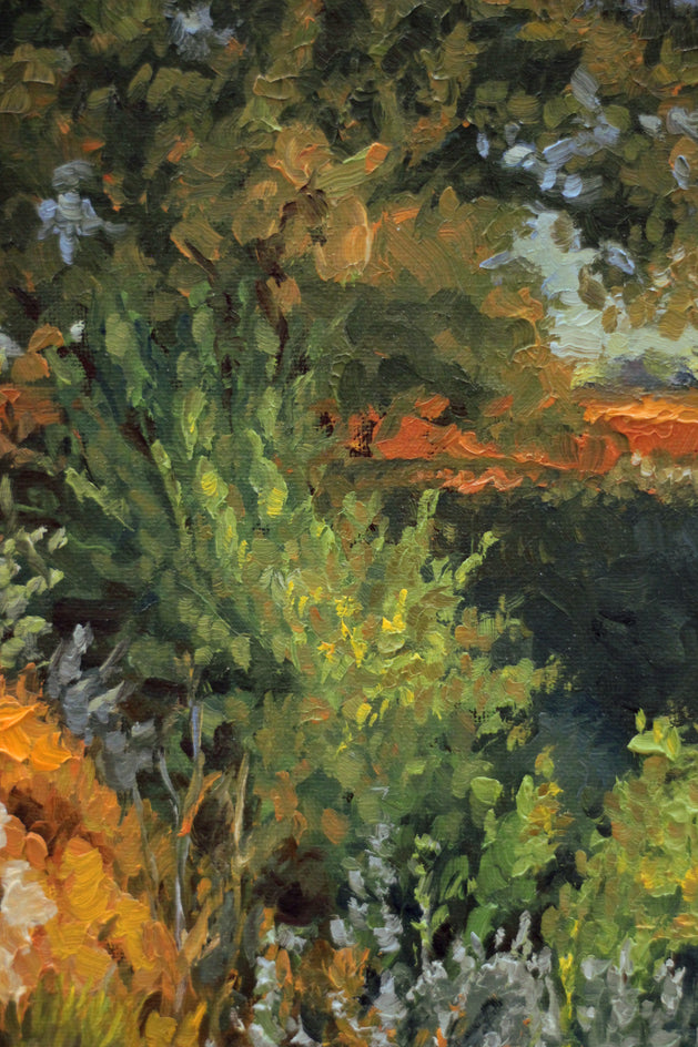 Sunrise, Denver Open Space by Hugh Masterson |  Closeup View of Artwork 