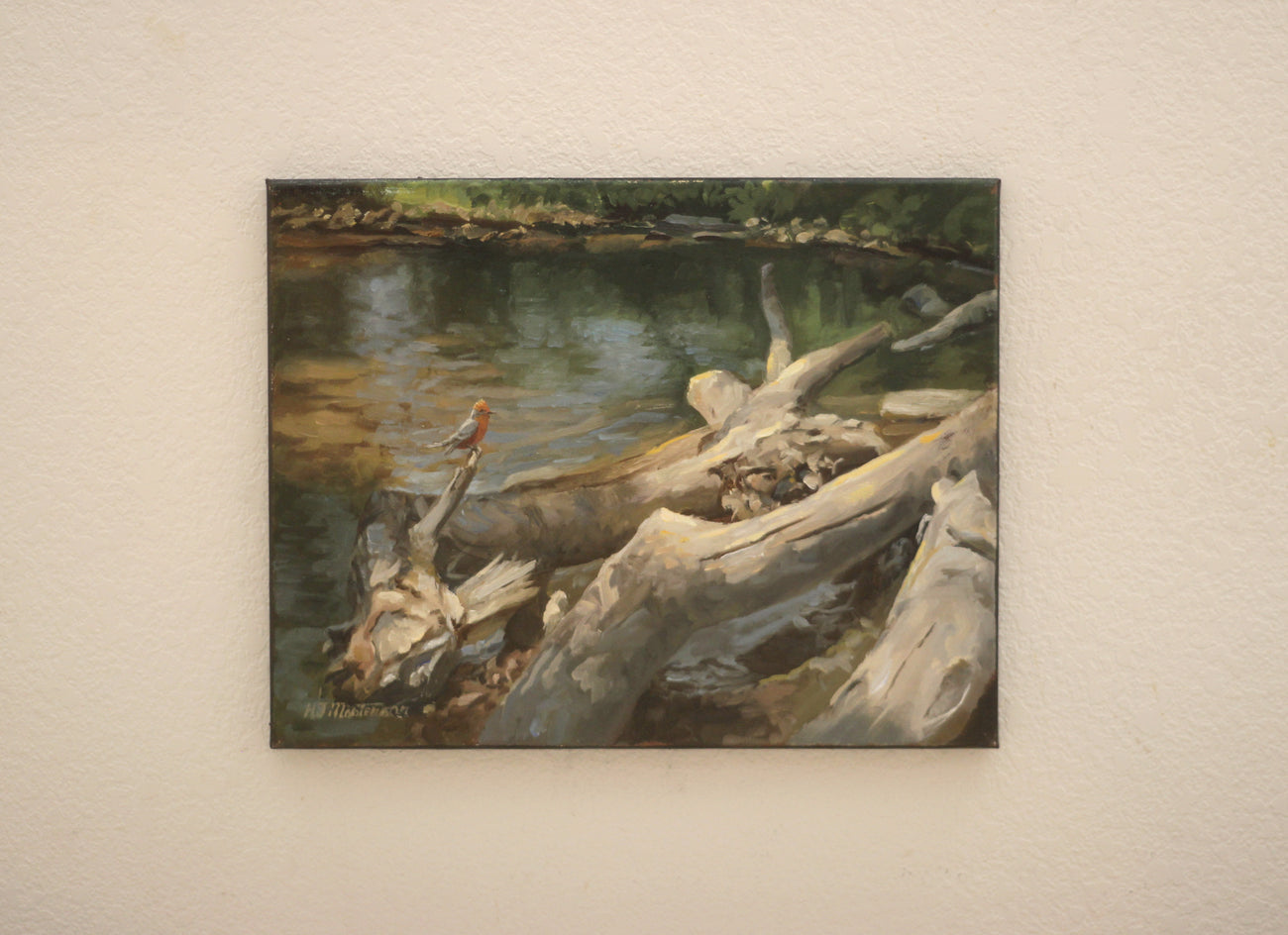 Waiting for a Fly by Hugh Masterson |  Context View of Artwork 