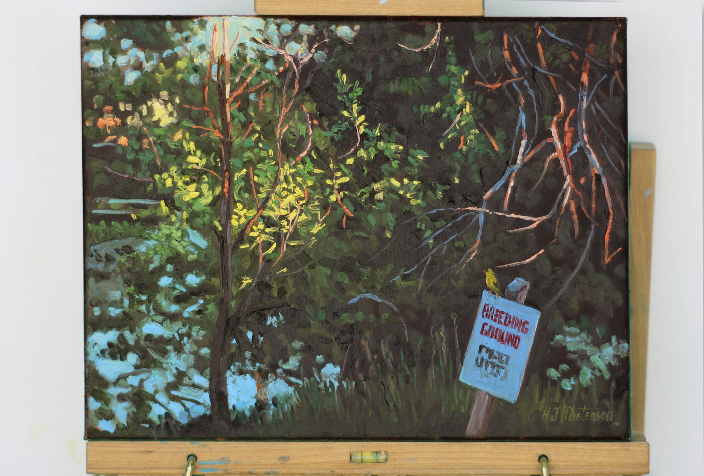 Waterfront Haven by Hugh Masterson |  Context View of Artwork 