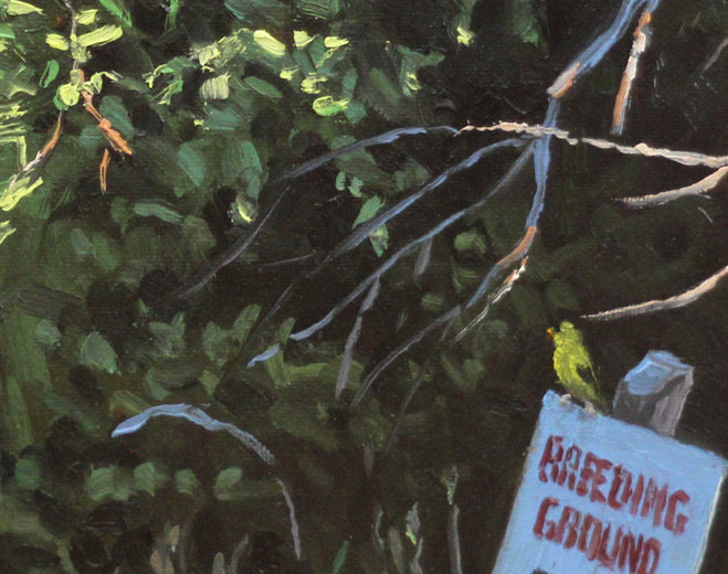 Waterfront Haven by Hugh Masterson |   Closeup View of Artwork 