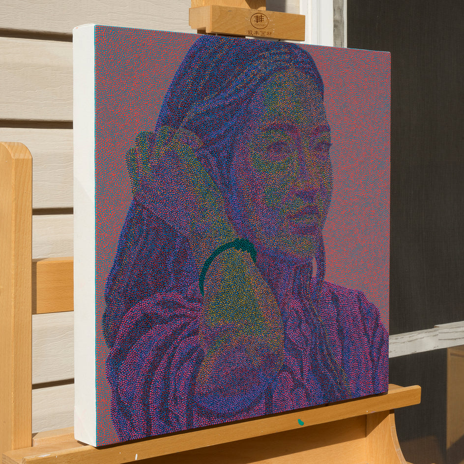 Portrait 25-3 by Hyoungseok Kim |  Side View of Artwork 