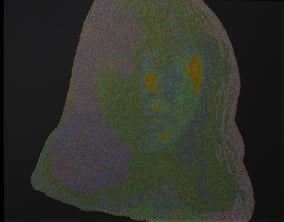 Original art for sale at UGallery.com | Portrait 25-6 by Hyoungseok Kim | $900 | acrylic painting | 13.5' h x 17' w