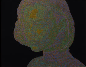 Original art for sale at UGallery.com | Portrait 25-7 by Hyoungseok Kim | $900 | acrylic painting | 13.5' h x 17' w