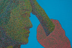 Original art for sale at UGallery.com | Portrait 25-1 by Hyoungseok Kim | $900 | acrylic painting | 16' h x 16' w | thumbnail 4