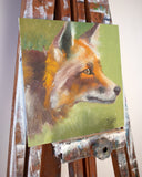 Original art for sale at UGallery.com | Almost Moving by Ilaria La Preziosa | $600 | oil painting | 9.84' h x 9.84' w | thumbnail 2