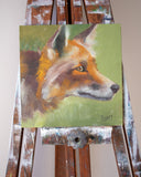 Original art for sale at UGallery.com | Almost Moving by Ilaria La Preziosa | $600 | oil painting | 9.84' h x 9.84' w | thumbnail 3