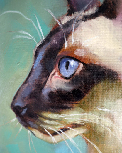 Contemplation by Ilaria La Preziosa |   Closeup View of Artwork 