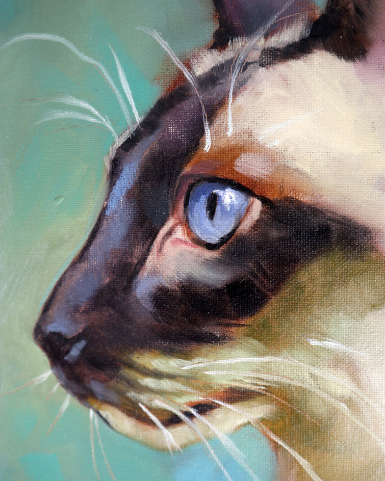 Contemplation by Ilaria La Preziosa |  Closeup View of Artwork 