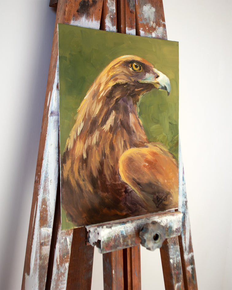 Eyes on the Horizon by Ilaria La Preziosa |  Side View of Artwork 