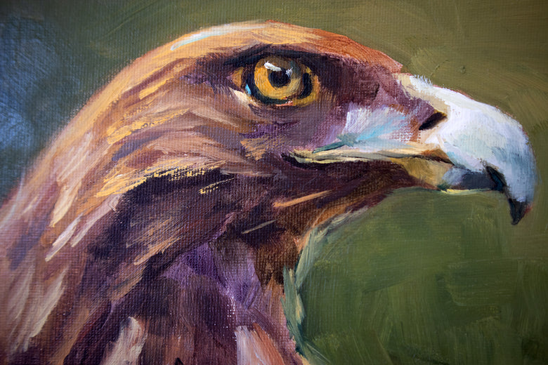 Eyes on the Horizon by Ilaria La Preziosa |   Closeup View of Artwork 