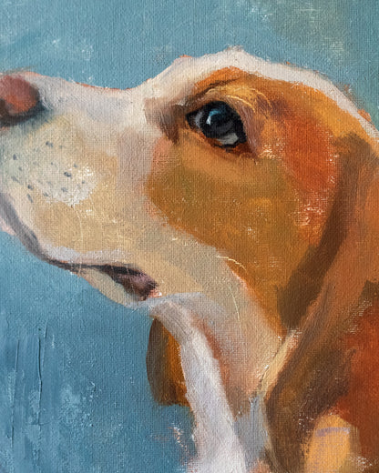 Loyal Friend by Ilaria La Preziosa |   Closeup View of Artwork 