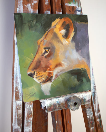 Queen of the Wild by Ilaria La Preziosa |  Side View of Artwork 