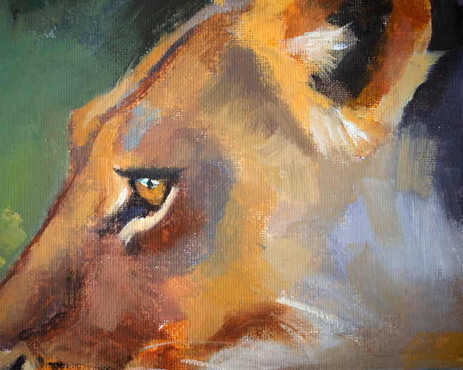 Queen of the Wild by Ilaria La Preziosa |   Closeup View of Artwork 