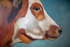 Original art for sale at UGallery.com | The Guardian by Ilaria La Preziosa | $700 | oil painting | 15.75' h x 11.8' w | thumbnail 4