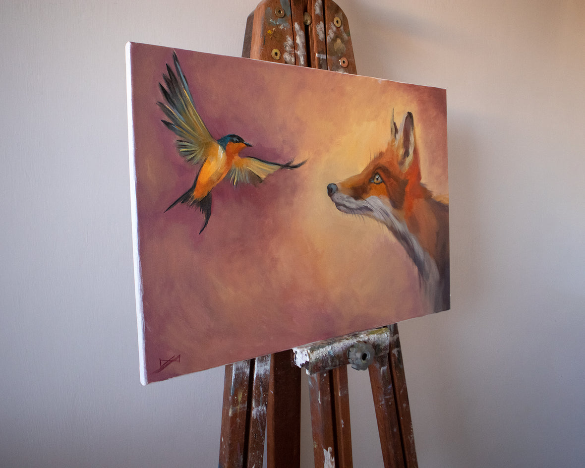 Whispers by Ilaria La Preziosa |  Side View of Artwork 