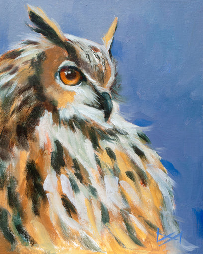 Whispers of the Night Owl by Ilaria La Preziosa | Artwork Main Image