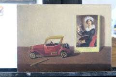 Original art for sale at UGallery.com | Matchbox by Jose H. Alvarenga | $425 | oil painting | 5' h x 7' w | thumbnail 3