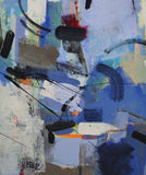 Original art for sale at UGallery.com | Outburst by Voskan Galstian | $1,475 | acrylic painting | 39' h x 19.5' w | thumbnail 3