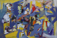Original art for sale at UGallery.com | Sunny Day by Voskan Galstian | $1,550 | acrylic painting | 24' h x 36' w | thumbnail 1