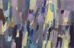 Original art for sale at UGallery.com | Evening Breeze by Voskan Galstian | $2,050 | acrylic painting | 31' h x 47' w | thumbnail 1