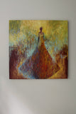Original art for sale at UGallery.com | Who Are These Angels XCIII by Naoko Paluszak | $3,275 | oil painting | 36' h x 36' w | thumbnail 3