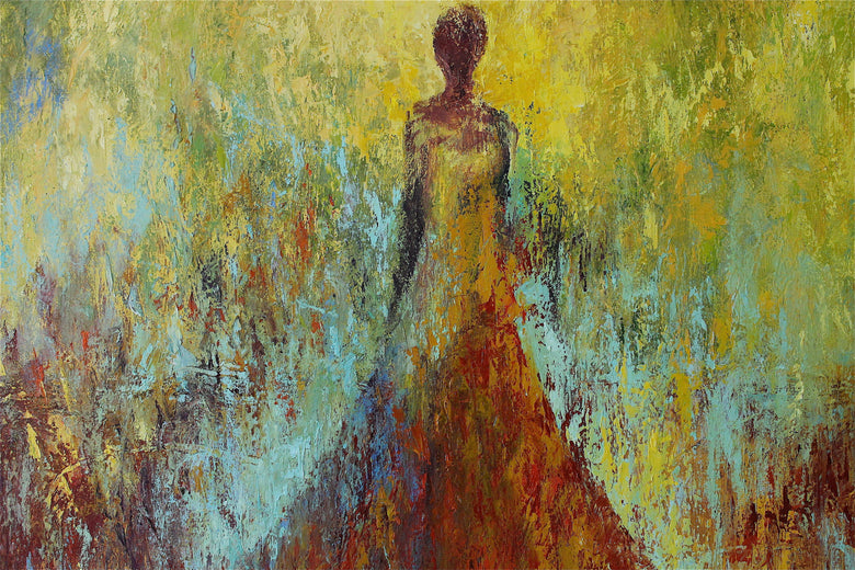 Who Are These Angels XCIII by Naoko Paluszak |   Closeup View of Artwork 