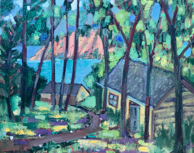 Cabins by the Lake by James Hartman |  Artwork Main Image 