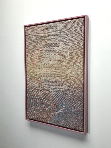 Sound as Paint 8 (Soft Synesthesia) by Jack R. Mesa |  Side View of Artwork 