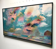 Original art for sale at UGallery.com | Field Recording (Sound Synthesis) by Jack R. Mesa | $9,175 | fiber artwork | 46' h x 80' w | thumbnail 2