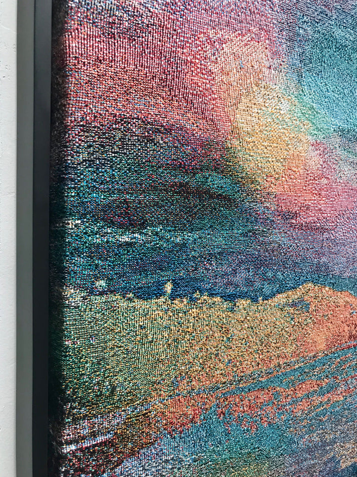 Coast (Image Colored by Its Own Sound) by Jack R. Mesa |  Closeup View of Artwork 