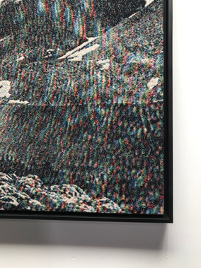 Original art for sale at UGallery.com | Mountain Synthesis (Soft Synth) by Jack R. Mesa | $7,200 | fiber artwork | 56' h x 50' w