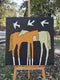 Original art for sale at UGallery.com | Duo by Jaime Ellsworth | $3,000 | acrylic painting | 30' h x 30' w | thumbnail 3