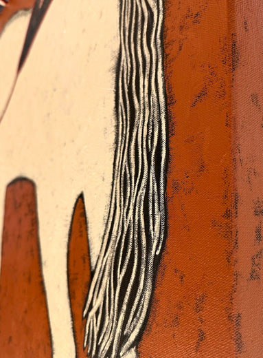 Hero by Jaime Ellsworth |  Side View of Artwork 