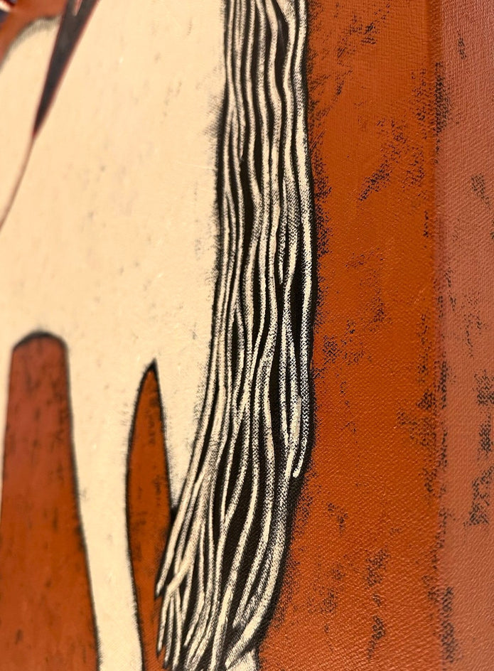 Hero by Jaime Ellsworth |  Side View of Artwork 