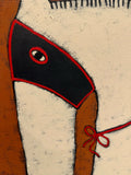 Original art for sale at UGallery.com | Hero by Jaime Ellsworth | $3,575 | acrylic painting | 40' h x 30' w | thumbnail 4