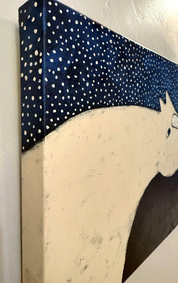 Moonstruck by Jaime Ellsworth |  Side View of Artwork 